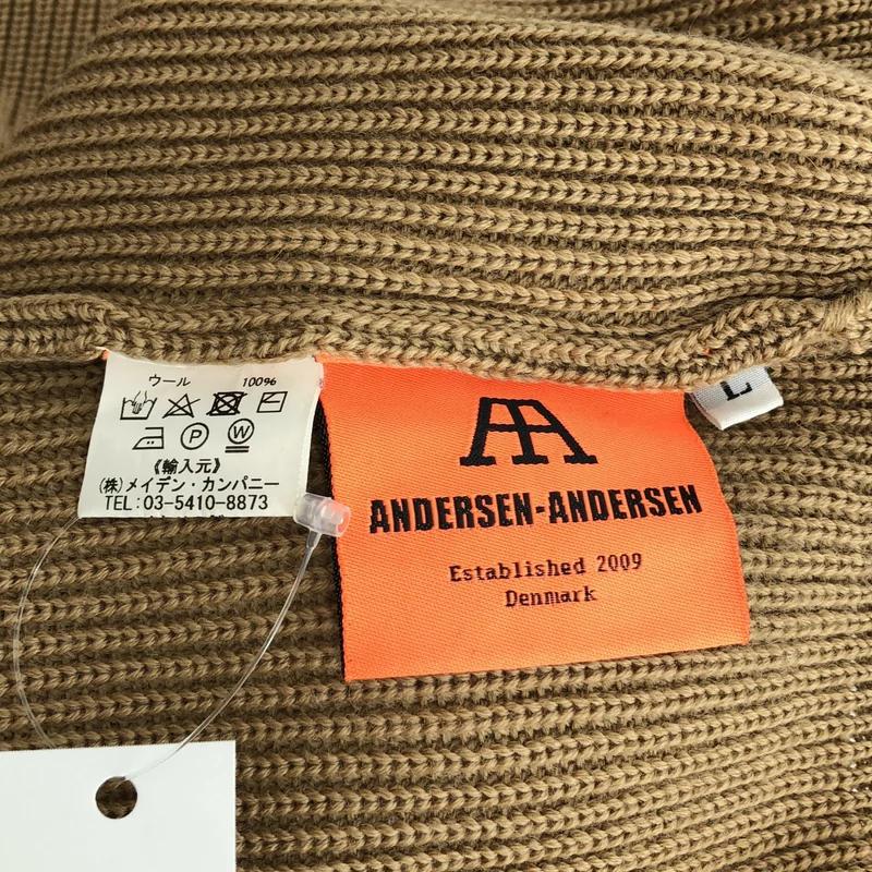 ANDERSEN-ANDERSEN / アンデルセンアンデルセン | ウール ローゲージ タートルネックニット | L | レディース