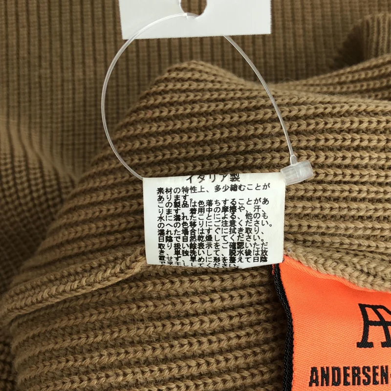 ANDERSEN-ANDERSEN / アンデルセンアンデルセン | ウール ローゲージ タートルネックニット | L | レディース