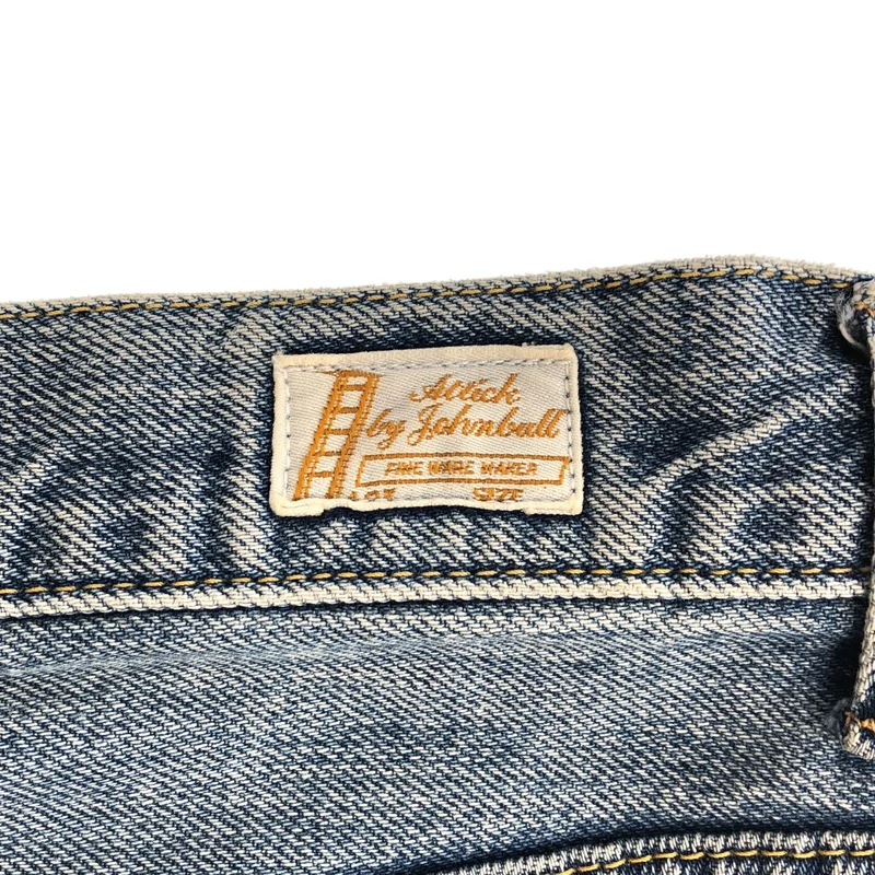 ATTICK BY JOHNBULL / アティックバイジョンブル | ダメージ加工 デニムパンツ | S | レディース