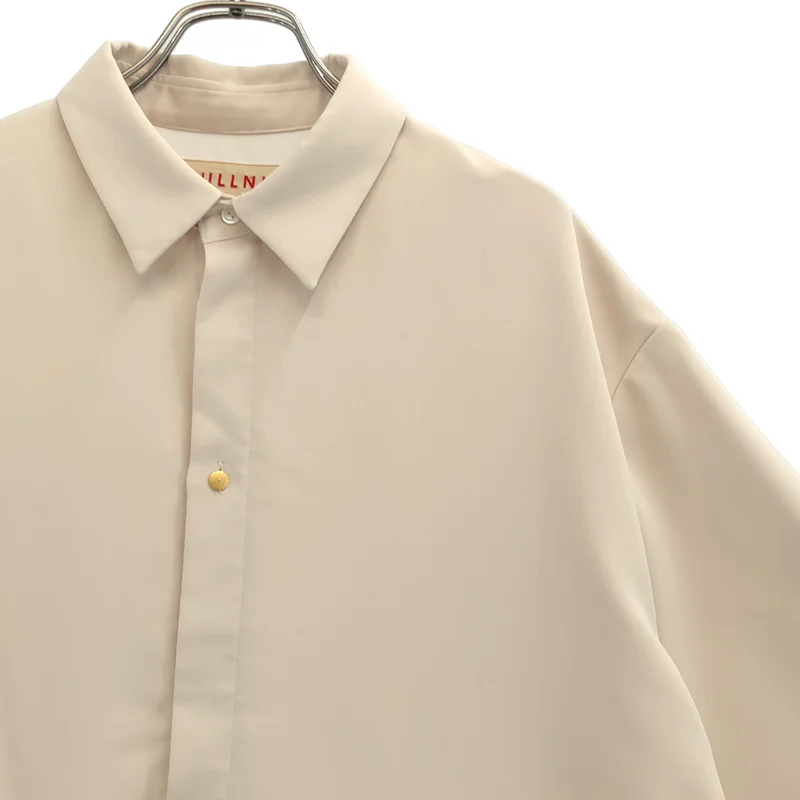 CULLNI / クルニ | 2021SS | EX.FRONT LAYERED BELTED SHIRT / ドッキング オーバーシルエット シャツ | 2 | メンズ
