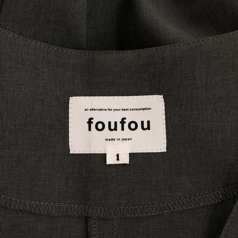 foufou / フーフー | v neck jumper skirt / Vネック ジャンパースカート | 1 | レディース