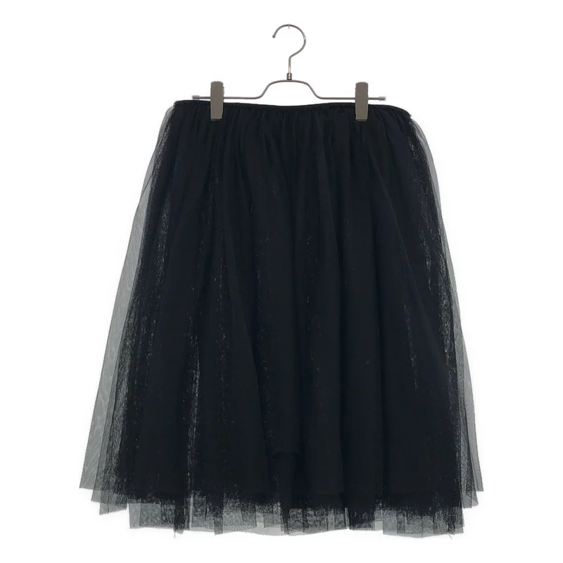 COMME des GARCONS SHIRT / コムデギャルソンシャツ | ギャザー チュールスカート | M | レディース