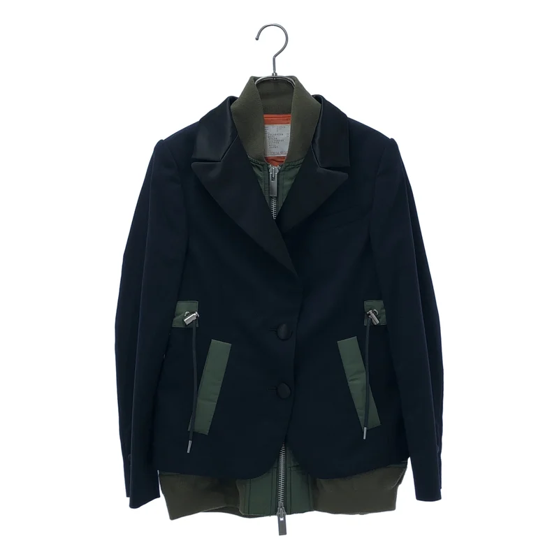 sacai / サカイ | MA-1 ドッキング テーラードジャケット | 2 | レディース