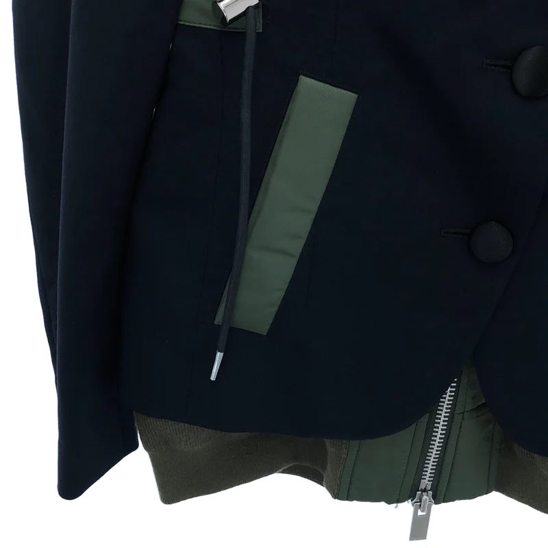 sacai / サカイ | MA-1 ドッキング テーラードジャケット | 2 | レディース