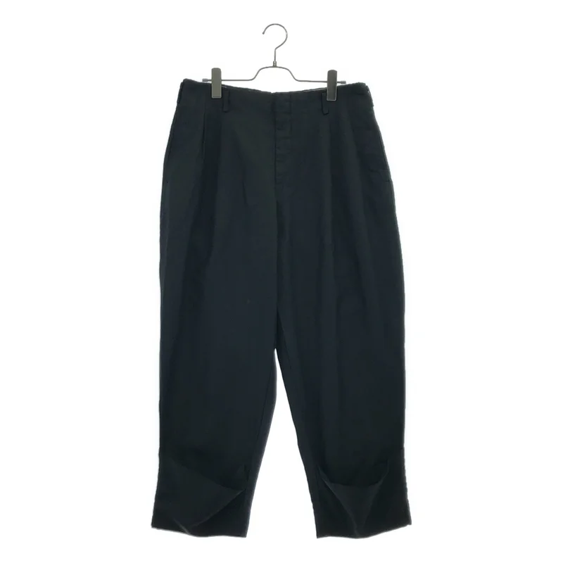 COMME des GARCONS HOMME PLUS / コムデギャルソンオムプリュス | 2019AW | ポリエステル 製品加工 2タック テーラード ワイドパンツ | S | メンズ