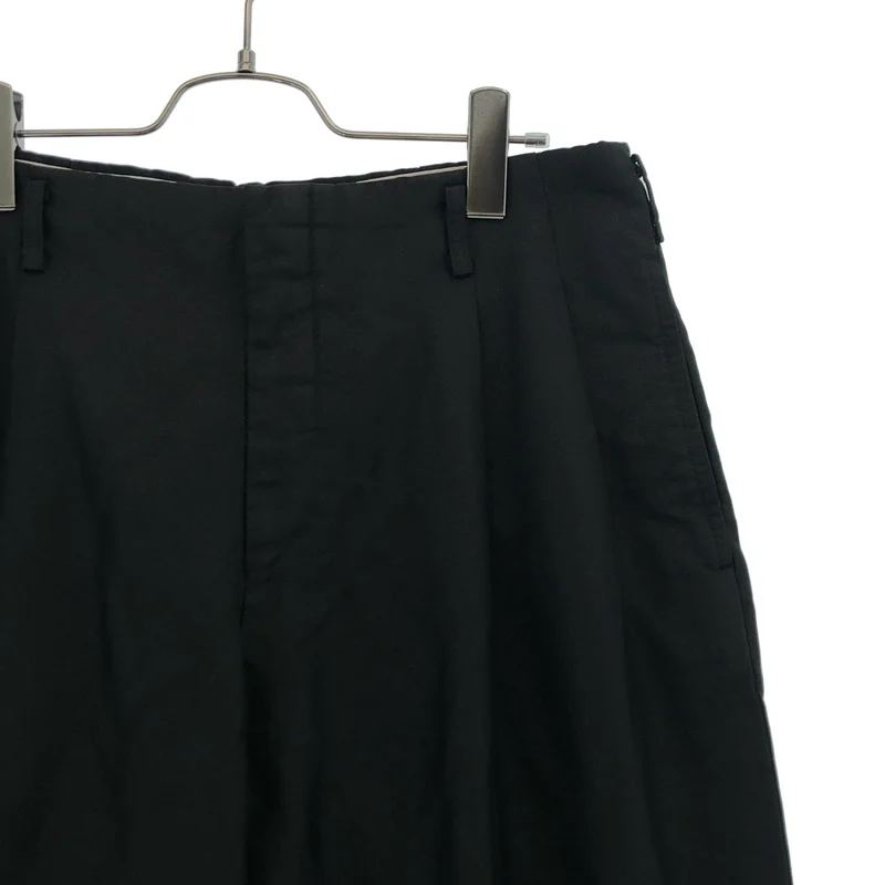 COMME des GARCONS HOMME PLUS / コムデギャルソンオムプリュス | 2019AW | ポリエステル 製品加工 2タック テーラード ワイドパンツ | S | メンズ