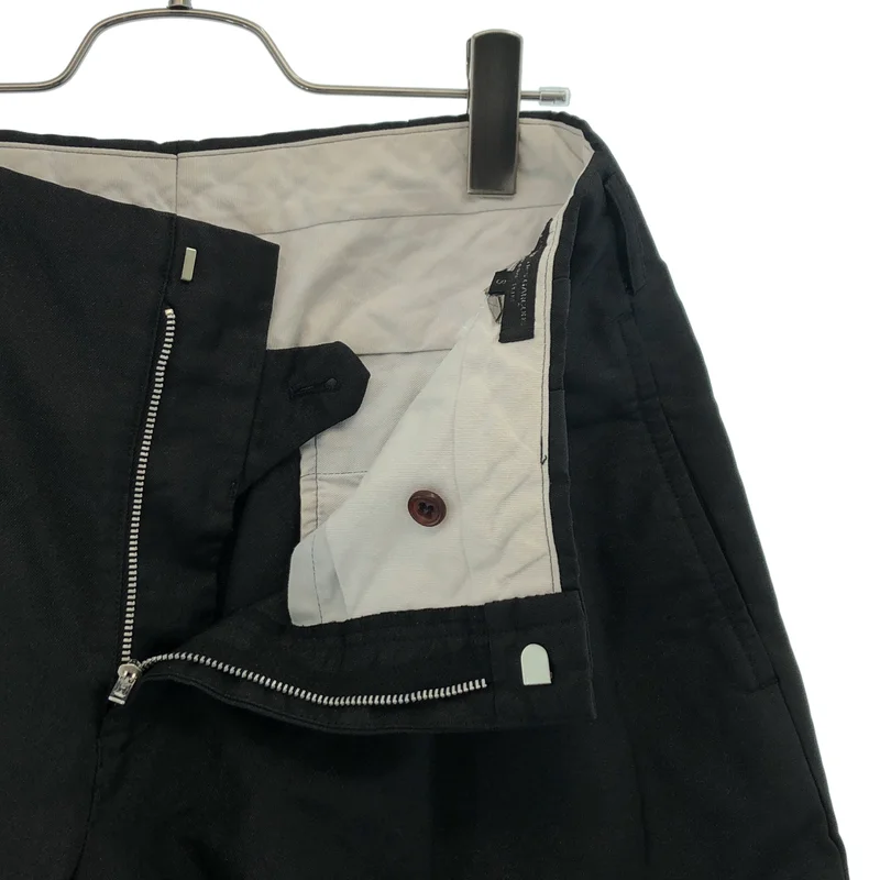 COMME des GARCONS HOMME PLUS / コムデギャルソンオムプリュス | 2019AW | ポリエステル 製品加工 2タック テーラード ワイドパンツ | S | メンズ