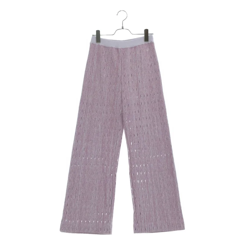 PHEENY / フィーニー | 2025SS | Hole russell wide pants ニット パンツ | 1 | レディース