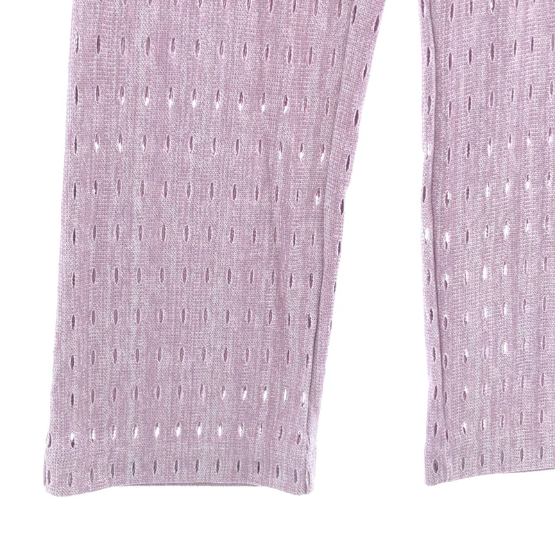 PHEENY / フィーニー | 2025SS | Hole russell wide pants ニット パンツ | 1 | レディース