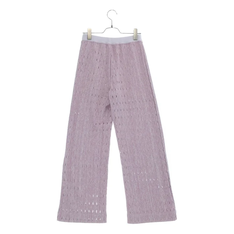 PHEENY / フィーニー | 2025SS | Hole russell wide pants ニット パンツ | 1 | レディース