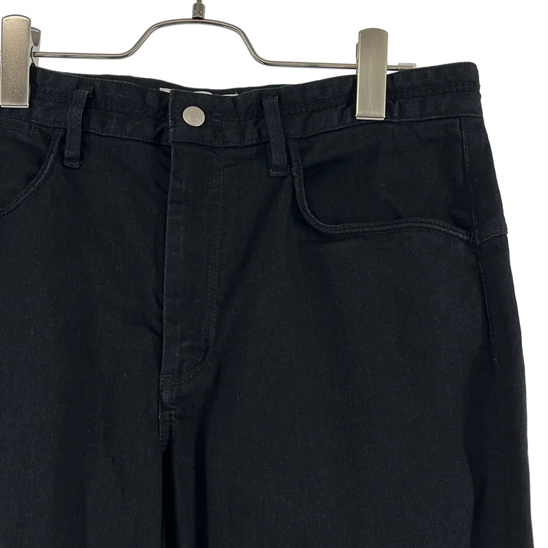 nonnative / ノンネイティブ | × IMA:ZINE / DWELLER 5P T-LEG JEANS 02 10oz DENIM STRETCH / ブラックデニム パンツ | 1 | メンズ