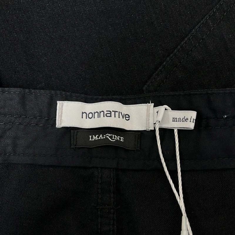 nonnative / ノンネイティブ | × IMA:ZINE / DWELLER 5P T-LEG JEANS 02 10oz DENIM STRETCH / ブラックデニム パンツ | 1 | メンズ