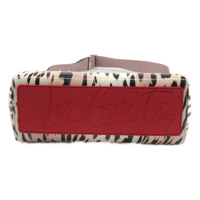 Christian Louboutin / クリスチャンルブタン | Cabata Mini 2way コーティングレザー レオパード ハンドバッグ |