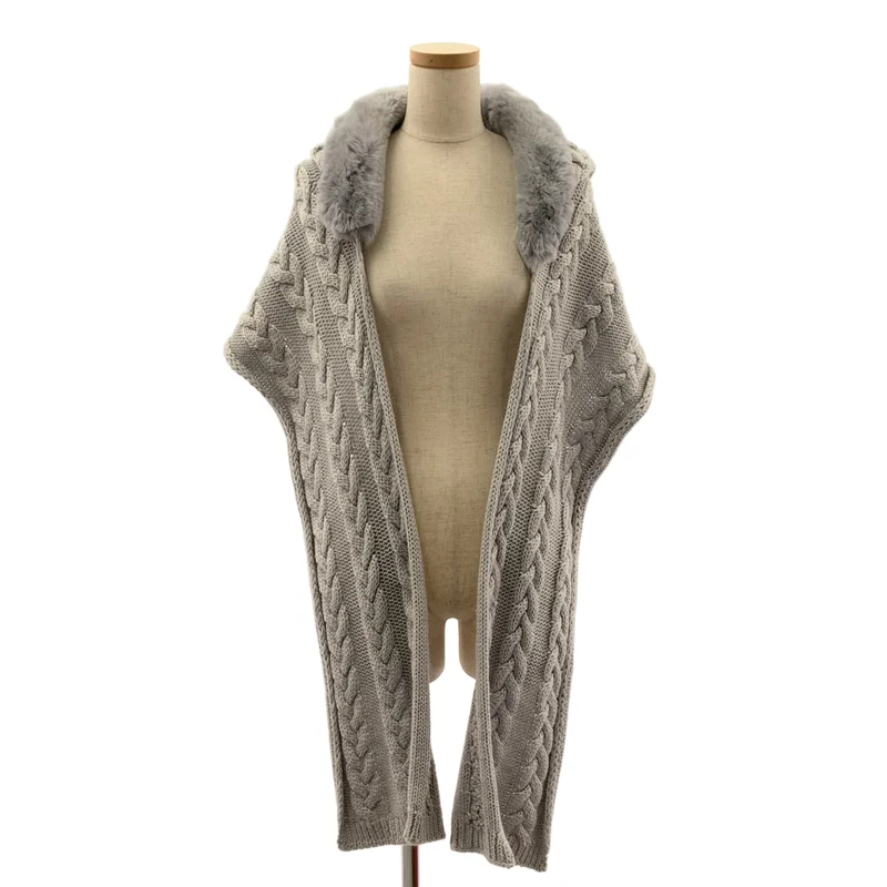 Max Mara / マックスマーラ | ウール フーデッドマフラー | ONE | その他