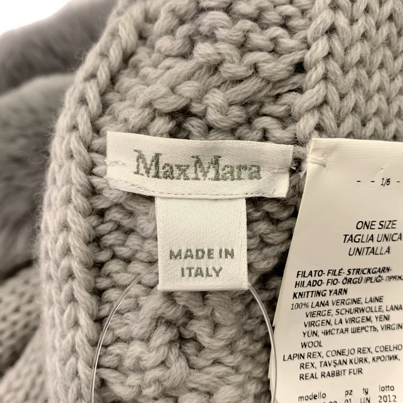 Max Mara / マックスマーラ | ウール フーデッドマフラー | ONE | その他