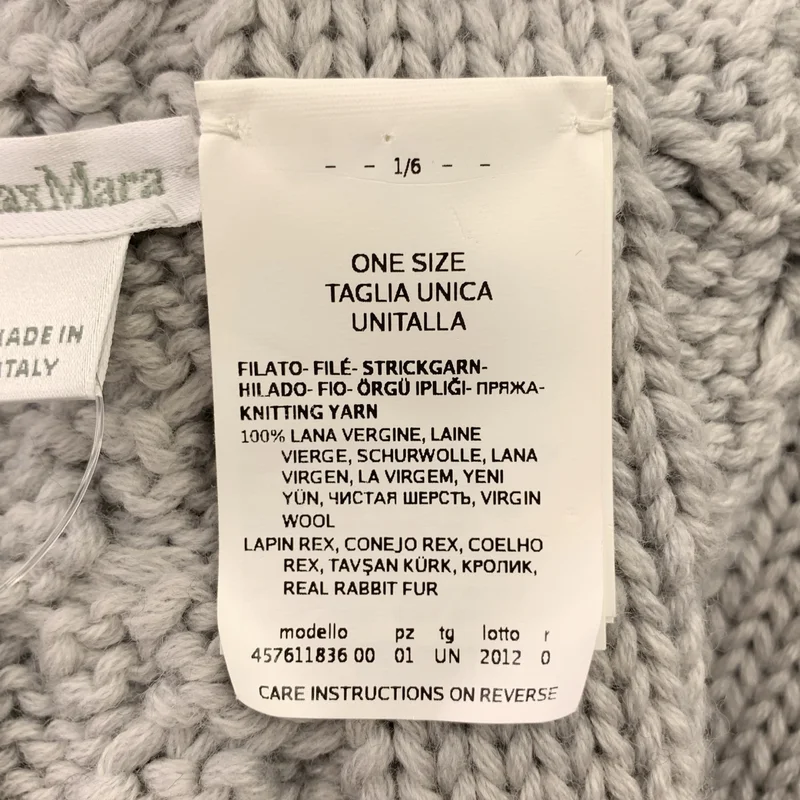 Max Mara / マックスマーラ | ウール フーデッドマフラー | ONE | その他