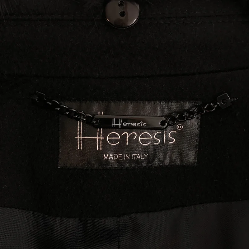 Heresis / エレシス | ロロピアーナ カシミア ダブルブレスト ロングコート | 44 | レディース