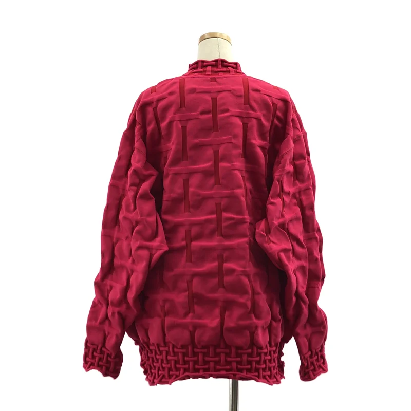 A-POC ABLE ISSEY MIYAKE / エイポックエイブルイッセイミヤケ | 2025AW | TYPE-K 007 立体 ハイネック オーバーサイズ ニット | 3 | レディース