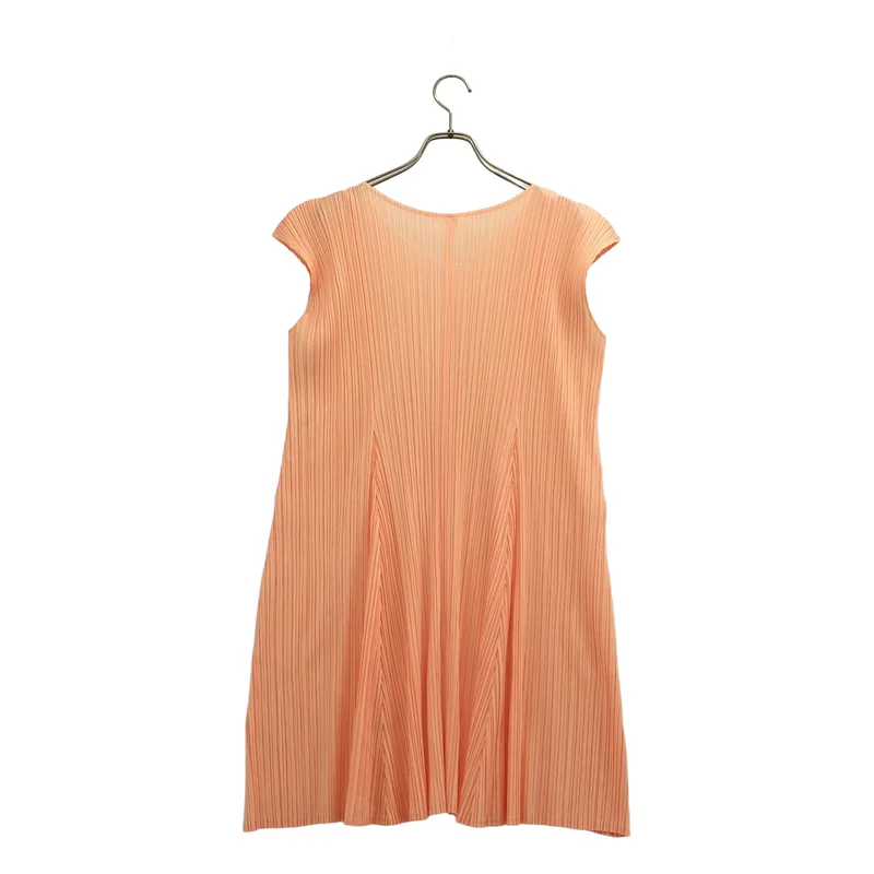 PLEATS PLEASE ISSEY MIYAKE / プリーツプリーズイッセイミヤケ | オーバーシルエット ノースリーブ ドレス ワンピース | 4 | レディース