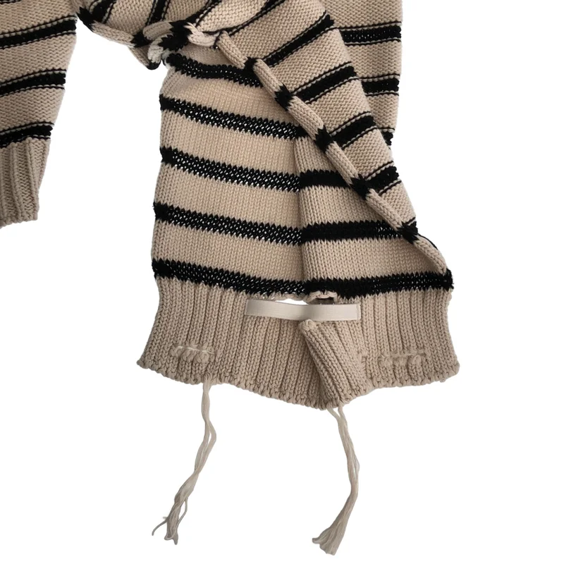 MM6 Maison Margiela / エムエムシックスメゾンマルジェラ | 2023SS | Border sweater ニット_長袖 S52GP0141 | S | レディース