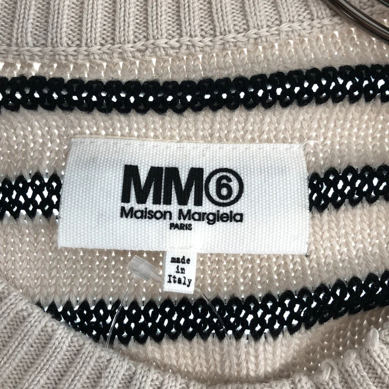 MM6 Maison Margiela / エムエムシックスメゾンマルジェラ | 2023SS | Border sweater ニット_長袖 S52GP0141 | S | レディース