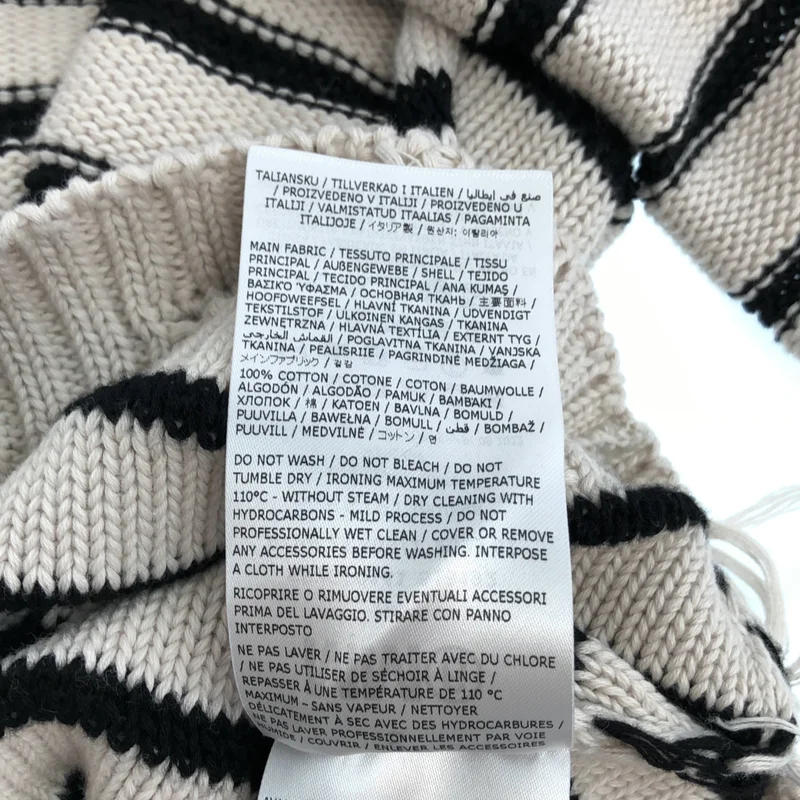 MM6 Maison Margiela / エムエムシックスメゾンマルジェラ | 2023SS | Border sweater ニット_長袖 S52GP0141 | S | レディース