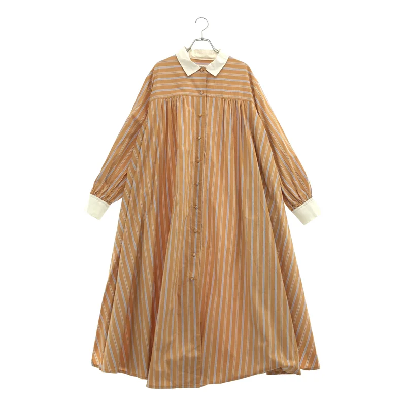 madder madder / マダマダ | TATESHIMA SHIRT DRESS ストライプ シャツワンピース |