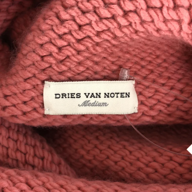 DRIES VAN NOTEN / ドリスヴァンノッテン | ウール ワイドタートルネック ケーブルニット | M | レディース