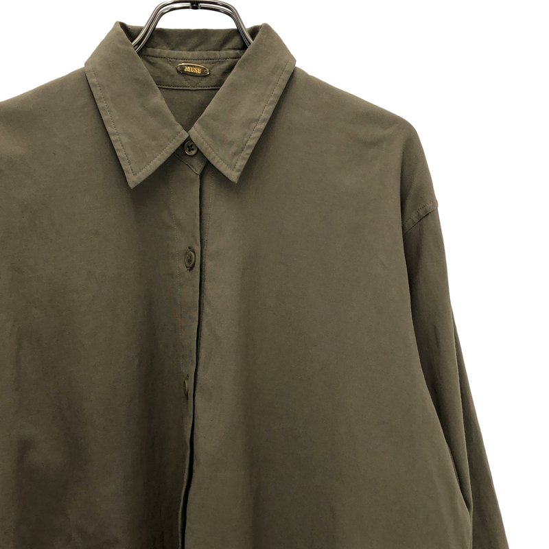 MUSE de Deuxieme Classe / ミューズドゥーズィーエムクラス | 2025SS | STRETCH TWILL CACHE シャツ 25050500407010 | F | レディース