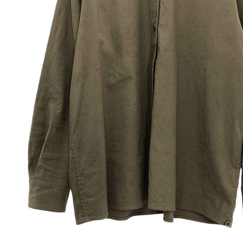 MUSE de Deuxieme Classe / ミューズドゥーズィーエムクラス | 2025SS | STRETCH TWILL CACHE シャツ 25050500407010 | F | レディース