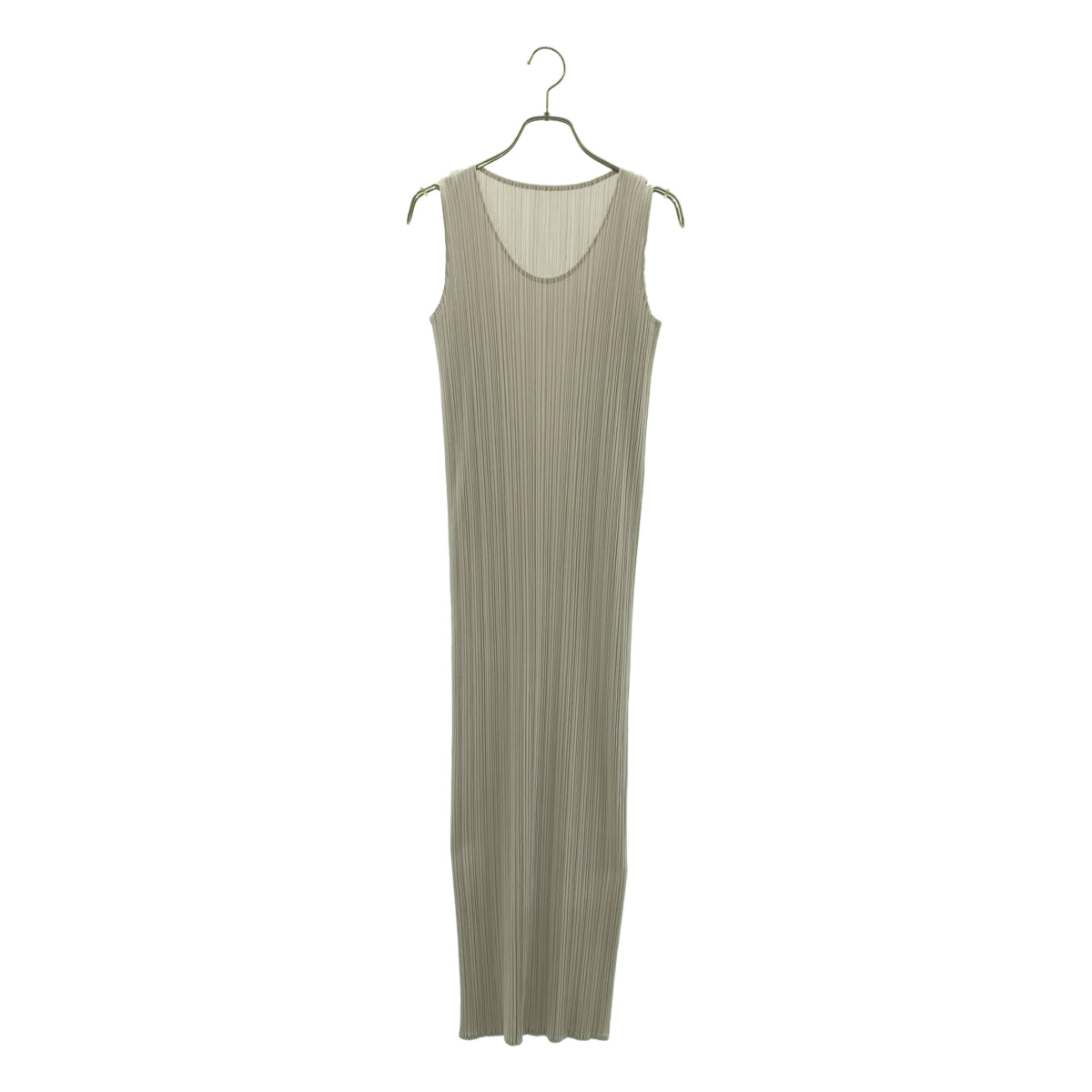 【プリーツプリーズ】ワンピース スリット ノースリ PLEATS PLEASE ISSEY MIYAKE / プリーツプリーズイッセイミヤケ