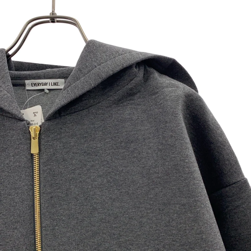 Deuxieme Classe / ドゥーズィエムクラス | EVERYDAY I LIKE. / Oversized Zip Hoodie  ジップ フーディー パーカ | F | レディース