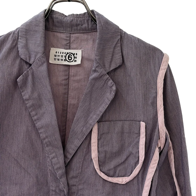 MM6 Martin Margiela / エムエムシックスマルタンマルジェラ | 2005SS | ストライプ パイピングジャケット |