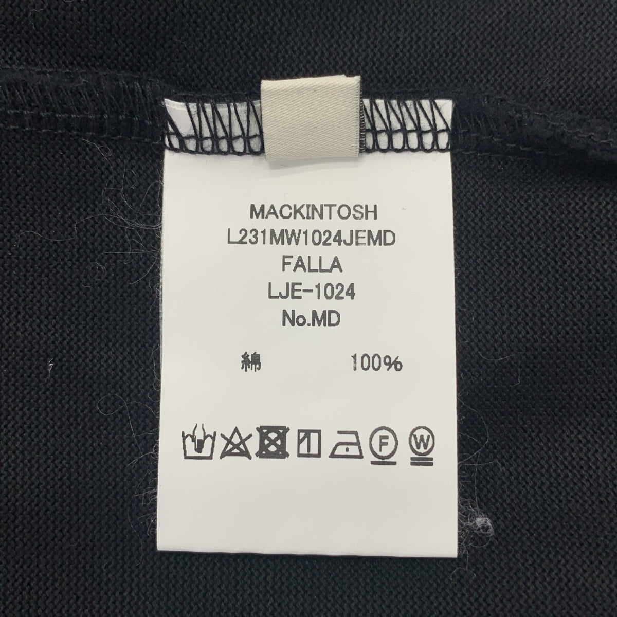 新品 MACKINTOSH オーバーサイズ ボックス ムジカットソー　ホワイト 美品】 MACKINTOSH / マッキントッシュ | 2023SS | L'Appartement