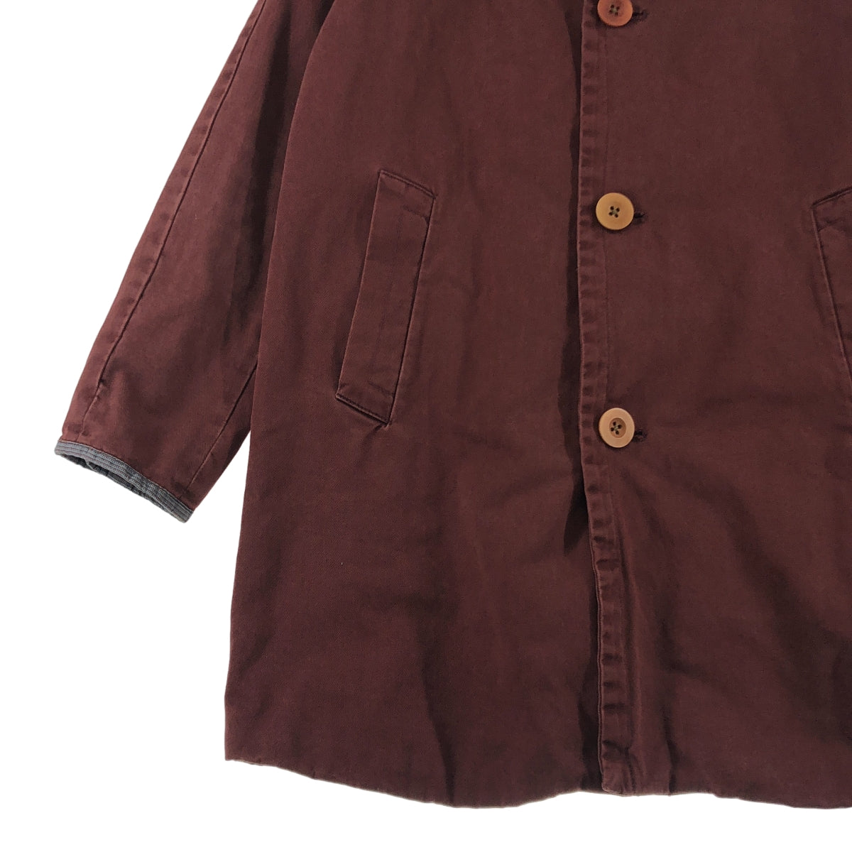 【美品】  visvim / ビズビム | MIES COAT BURGUNDY ミースコート | S | ブラウン系 | メンズ 美品】 visvim / ビズビム | MIES COAT BURGUNDY ミースコート | S