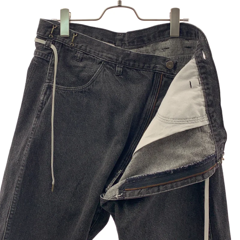 MAISON EUREKA / メゾンエウレカ | VINTAGE REWORK BIGGY PANTS ヴィンテージリワークバギーパンツ | S | レディース