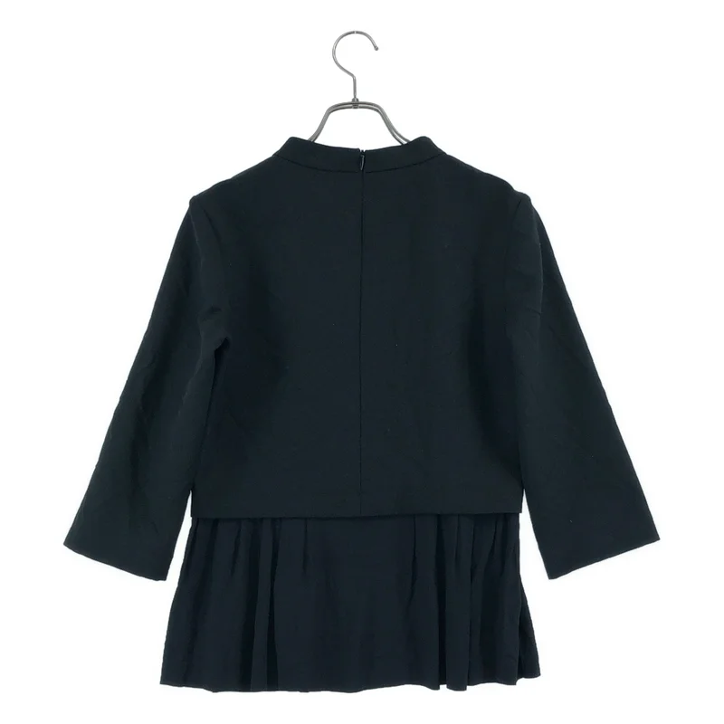 MARNI / マルニ | シルク混 裾切り替え 七分袖 ブラウス | 38 | レディース