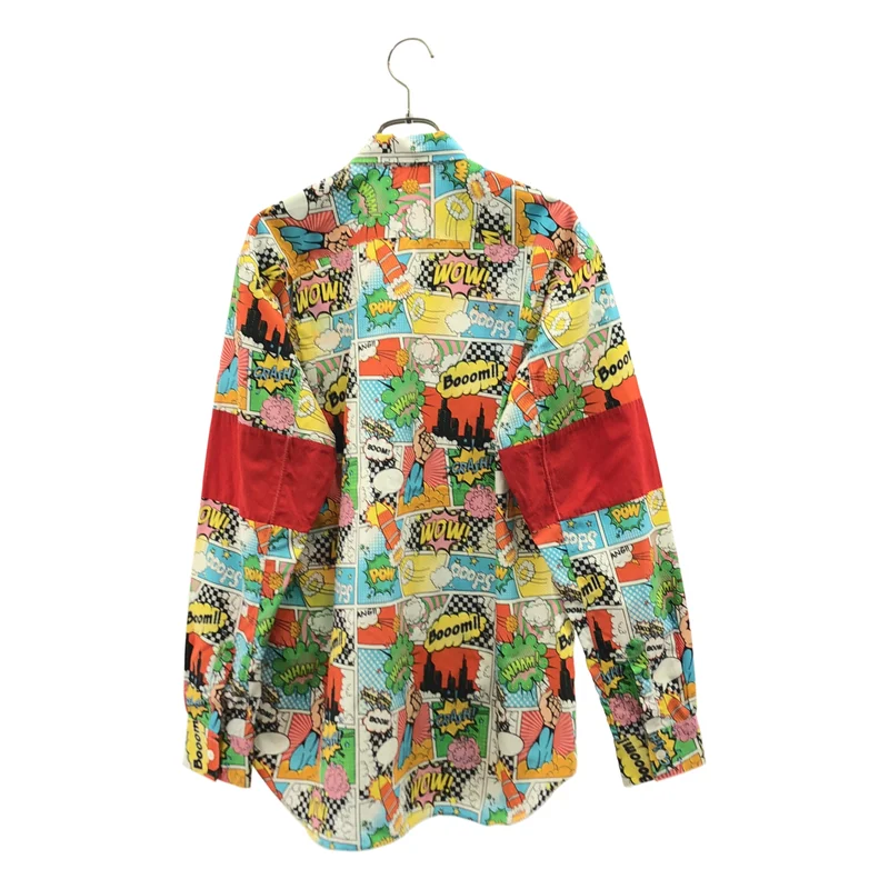 COMME des GARCONS SHIRT / コムデギャルソンシャツ | 総柄 アメコミ シャツ | S | メンズ