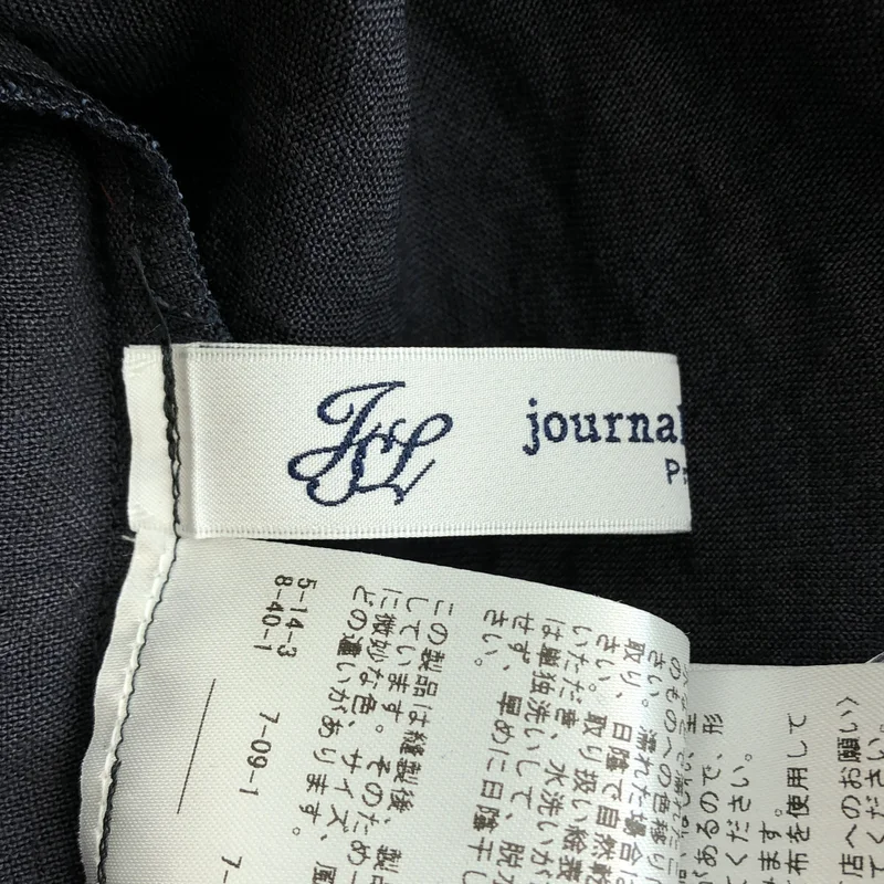 journal standard luxe / ジャーナルスタンダードラックス | リネン バックボタン 半袖 ギャザーワンピース |