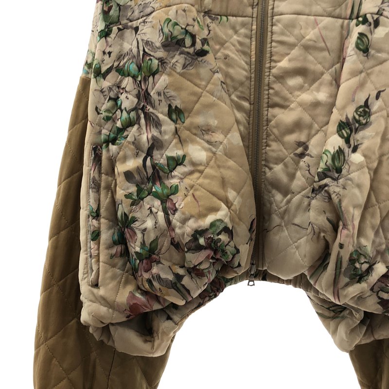 DRIES VAN NOTEN / ドリスヴァンノッテン | 2023AW | フローラルサテン・キルティングボンバージャケット | S | レディース