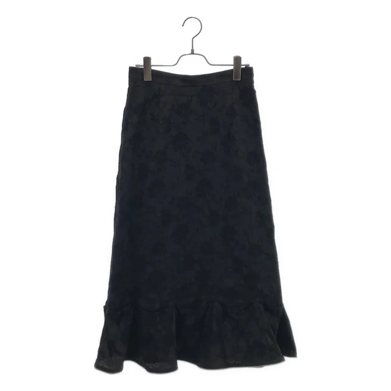 tricot COMME des GARCONS / トリココムデギャルソン | 2002SS | フラワージャガード 裾ジップ フレアスカート | M | レディース