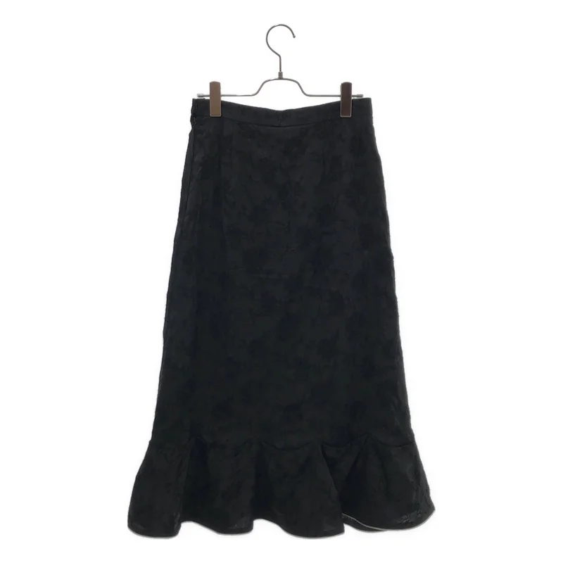 tricot COMME des GARCONS / トリココムデギャルソン | 2002SS | フラワージャガード 裾ジップ フレアスカート | M | レディース