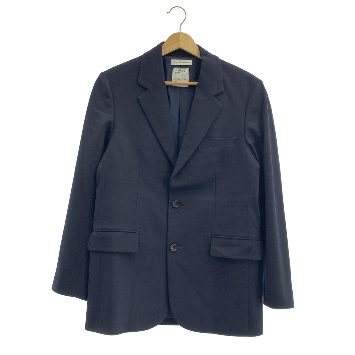 MADISON BLUE / マディソンブルー | SINGLE JACKET FLANNEL ウール MADISON BLUE / マディソンブルー | SINGLE JACKET FLANNEL ウール