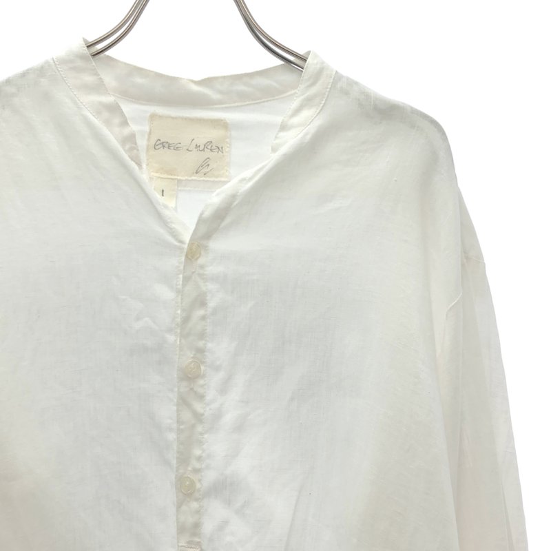GREG LAUREN / グレッグローレン | STUDIO SHIRT リネン シャツ_長袖 | 1 | メンズ