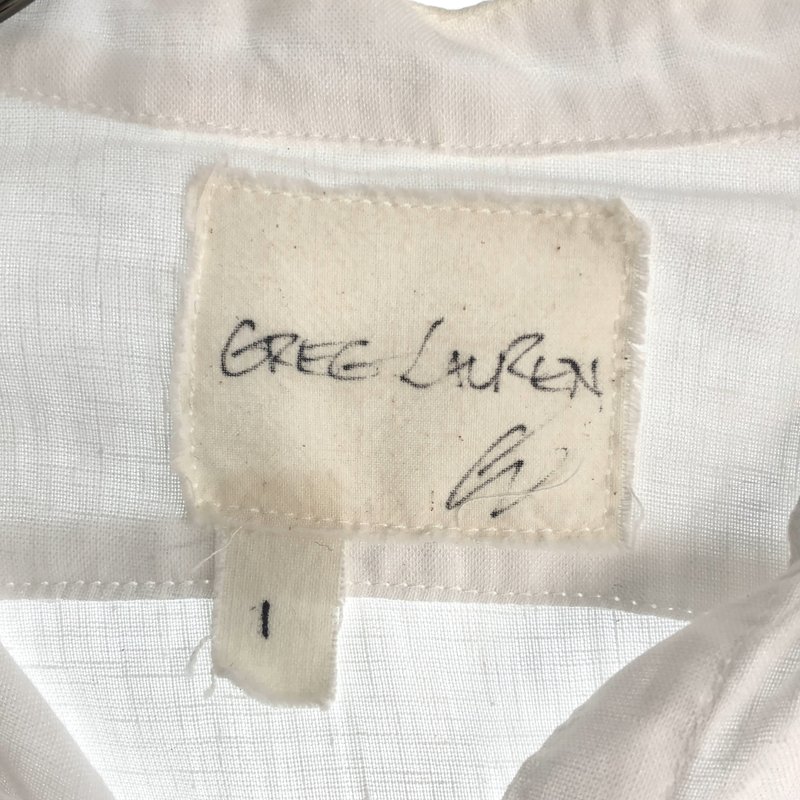 GREG LAUREN / グレッグローレン | STUDIO SHIRT リネン シャツ_長袖 | 1 | メンズ
