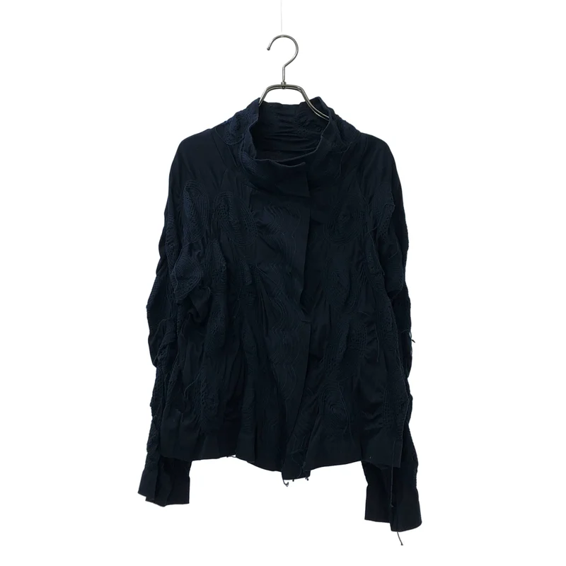 HaaT ISSEY MIYAKE / ハートイッセイミヤケ | コットン 3Dスチーム サークル刺しゅう ノーカラージャケット | 3 | レディース