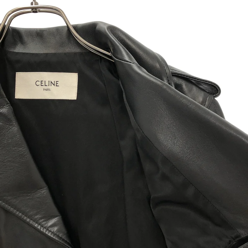 CELINE / セリーヌ | ショート バイカージャケット 2E134599E | 36 | レディース