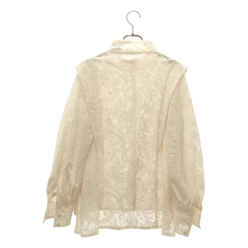 foufou / フーフー | front tuck lace blouse フロント タック レースブラウス |