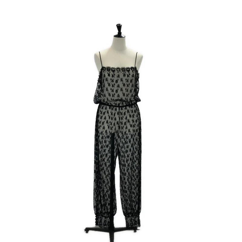 GUCCI / グッチ | 2021SS | フラワーレース メッシュ ジャンプスーツ | M | レディース