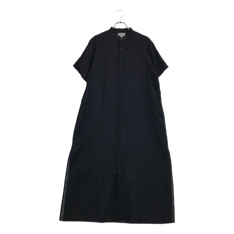 HYKE / ハイク | 2026SS | LINEN MAXI SHIRT DRESS リネン シャツワンピース | 1 | レディース